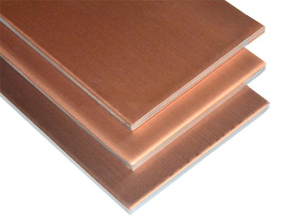 Buy cheap Multipurpose Copper Clad Steel Sheet , Copper Clad Laminate Sheet High Elongation from wholesalers