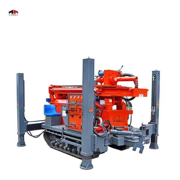 Quality 200m Depth Water Well Drilling Rig Crawler Rotary Portable Diesel Rock for sale