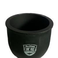 Buy cheap Anti Erosion Carborundum Crucible Straight Graphite Barrel Vessel For Metal product