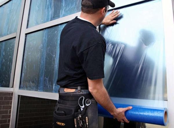 Buy cheap Indoor Decoration Blue Clear 50mic 600ft Window Sun Blocker Film Self Adhesive from wholesalers