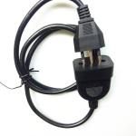 Italy 3pin black extension power cord 0.5m1m2m3m-10m copper power extension