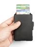 Buy cheap 11.2*7.4*1.7cm Black High Capacity Aluminium RFID Card Holders Holds Up To 12 Cards Perfect for Business Travel Luxury Design from wholesalers