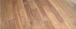 Natural American walnut engineered flooring
