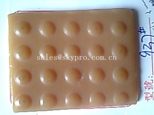 Buy cheap Round stud pattern shoe sole rubber material sheet , abrasion resistant from wholesalers