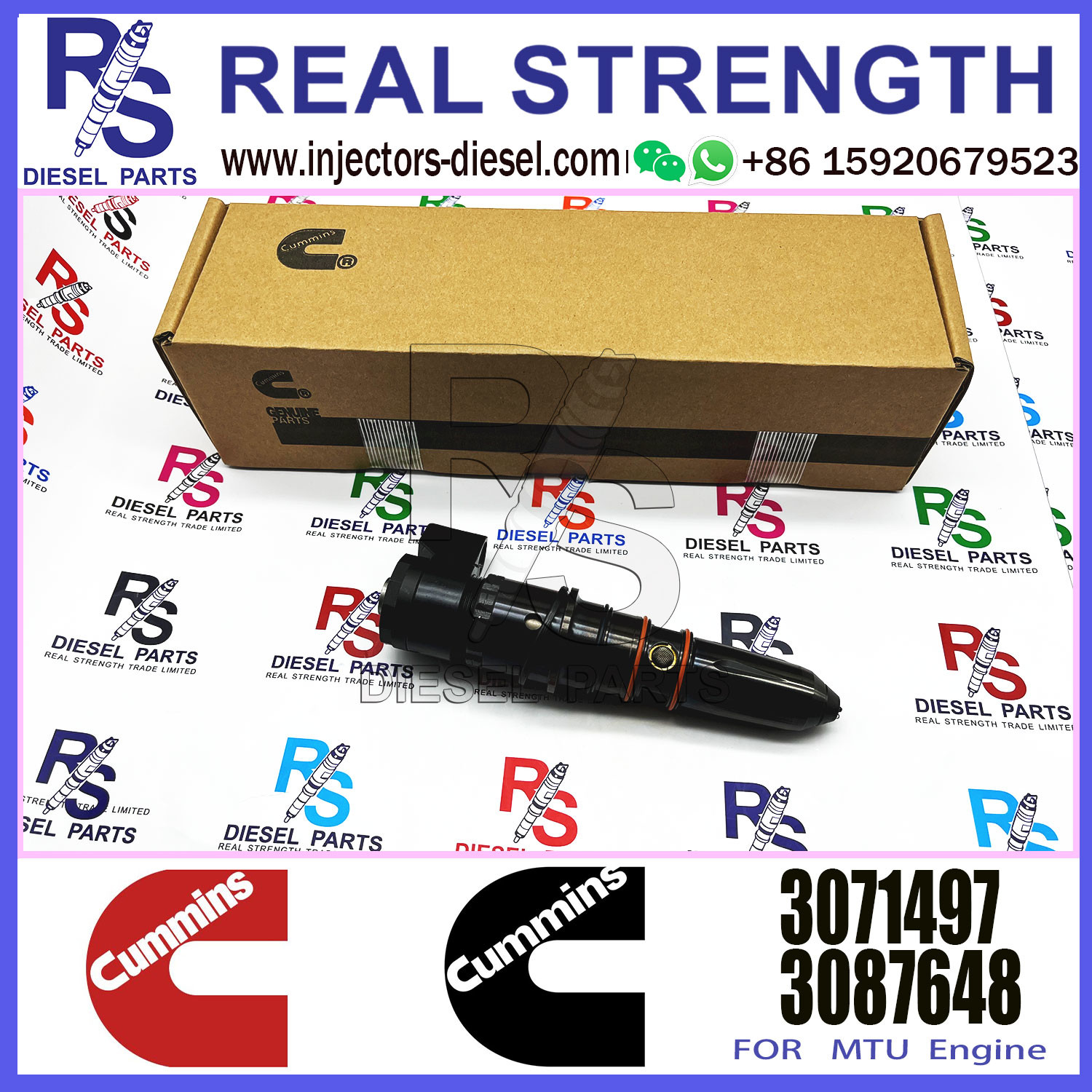 Remanufactured Diesel Fuel Injector 3045102 3071497