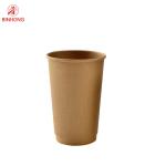 PE Coated 300gsm Kraft Paper Coffee Cups BPA Free