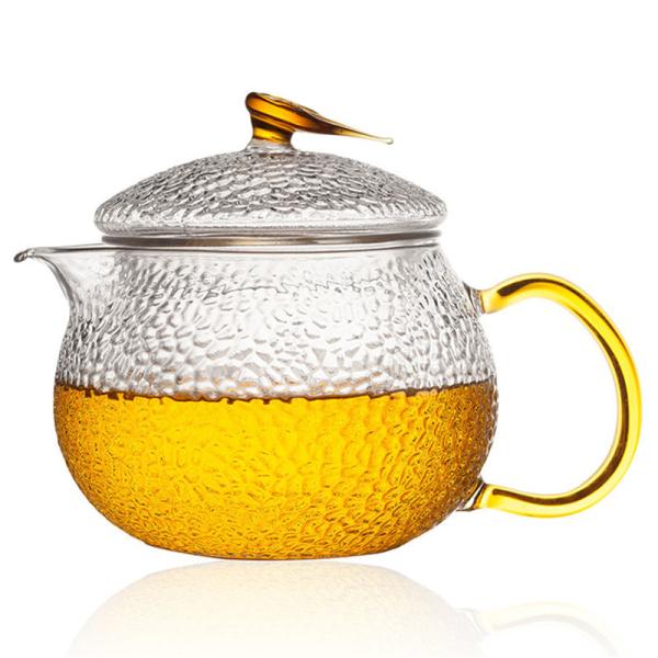 Buy cheap High Temperature Resistant Borosilicate Glass Teapot , Glass Filter Flower Teapot Set from wholesalers