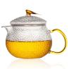 Buy cheap High Temperature Resistant Borosilicate Glass Teapot , Glass Filter Flower Teapot Set from wholesalers
