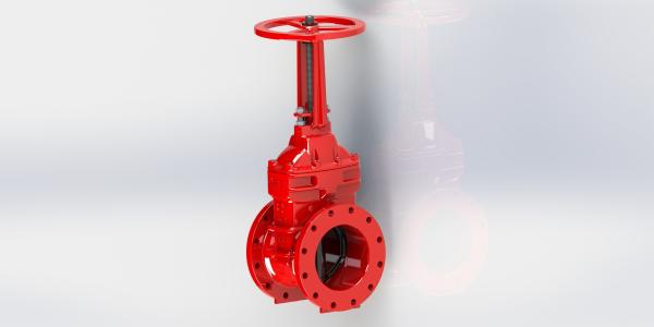 Buy cheap Red FBE Coated Resilient Seated Valve For Fire Service UL FM Approved from wholesalers