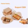 Buy cheap Custom CMYK Printing Kraft Cardboard Take Away Paper Box for Picnic Food Packaging from wholesalers