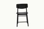 Black Grey Luxury Wooden Dining Chairs Nordic For Home Furniture