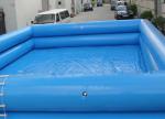 8M*6M Inflatable Swimming Pool With Fireproof PVC Tarpaulin For Family Swimming