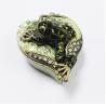 Buy cheap Frog jewelry trinket box metal jewelry box crystal jewellery box from wholesalers