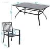 Buy cheap Outdoor Dining Set with Stackable Chair AJUNION Metal Space Restaurant Furniture from wholesalers