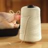 Buy cheap Soft Natural Rope 3mm 3 Strand 100% Cotton Cooking Twine with Customized Length from wholesalers