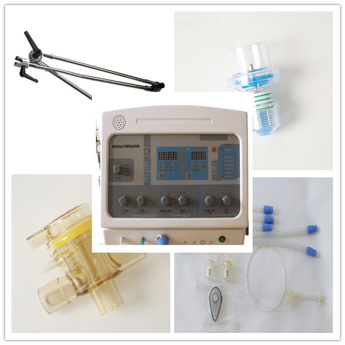 Pediatric Adult ICU Ventilator Machine 40%-100% FiO2 Hospital Breathing Machine