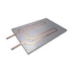 Heat Pipe Pressed Liquid Cooling Plate , Laser Equipment Chill Plate