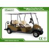 Buy cheap 4 wheel 6 seats golf car with flip seats 48V Battery Mini Electric Golf Carts from wholesalers