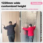 Luxury 3d Water Ripple Charcoal Board Factory Supply Carbon Crystal Plate Wall