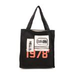 Korean monogrammed shoulder bag small niche color canvas crossbody bag eco-bag