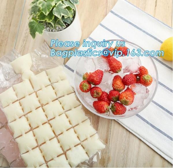 Disposable Ice Cube Tray Mold Water Injection Cocktail Makes Ice bag, self