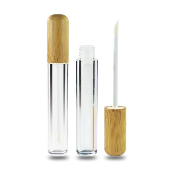 Buy cheap Empty eco friendly 6ml bamboo lipgloss lipstick tube for cosmetic Container from wholesalers
