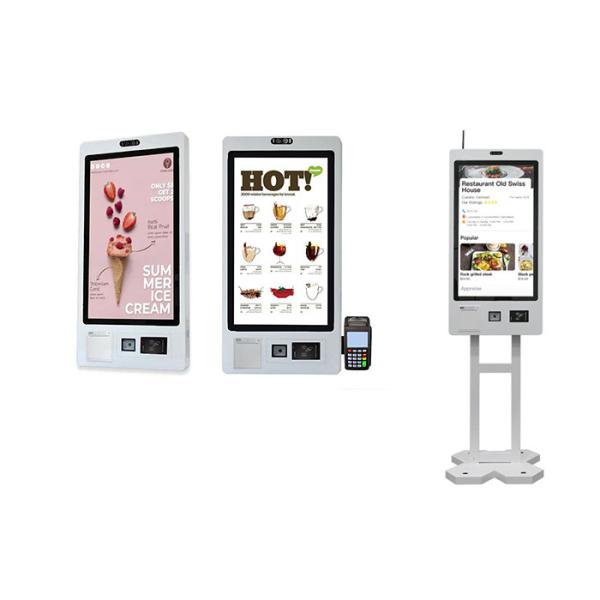 Buy cheap Wall Mounted Self Ordering Kiosk with Capacitive Touch / Ticket Printing from wholesalers