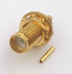 Straight Sma Antenna Connector Female Pin Crimp For RG Cable