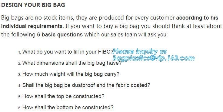 FIBC (JUMBO) BIG BAG PP WOVEN FABRIC ROLL,PP Jumbo Bag 1000kg pp jumbo bag/ big bag/ virgin material pp woven bulk bag