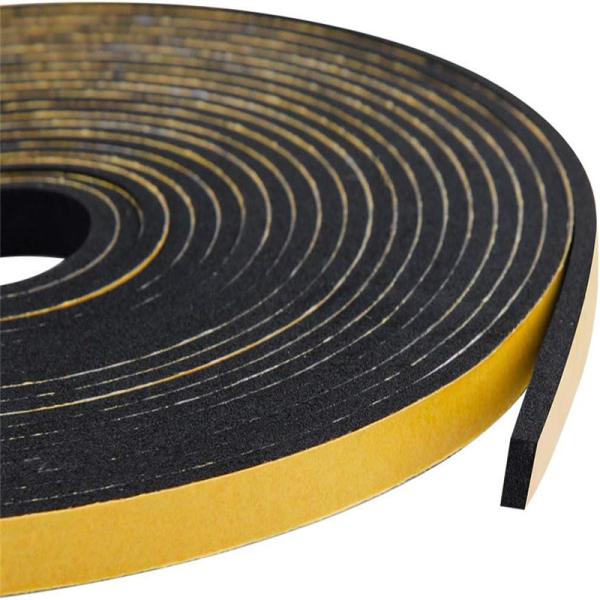 Buy cheap Adhesive Weather Stripping Door Seal Soundproof Doors And Windows Insulation Foam Tape from wholesalers