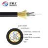 Buy cheap HDPE Sheath G652D ADSS Overhead Fiber Optic Cable 100~500m Span from wholesalers