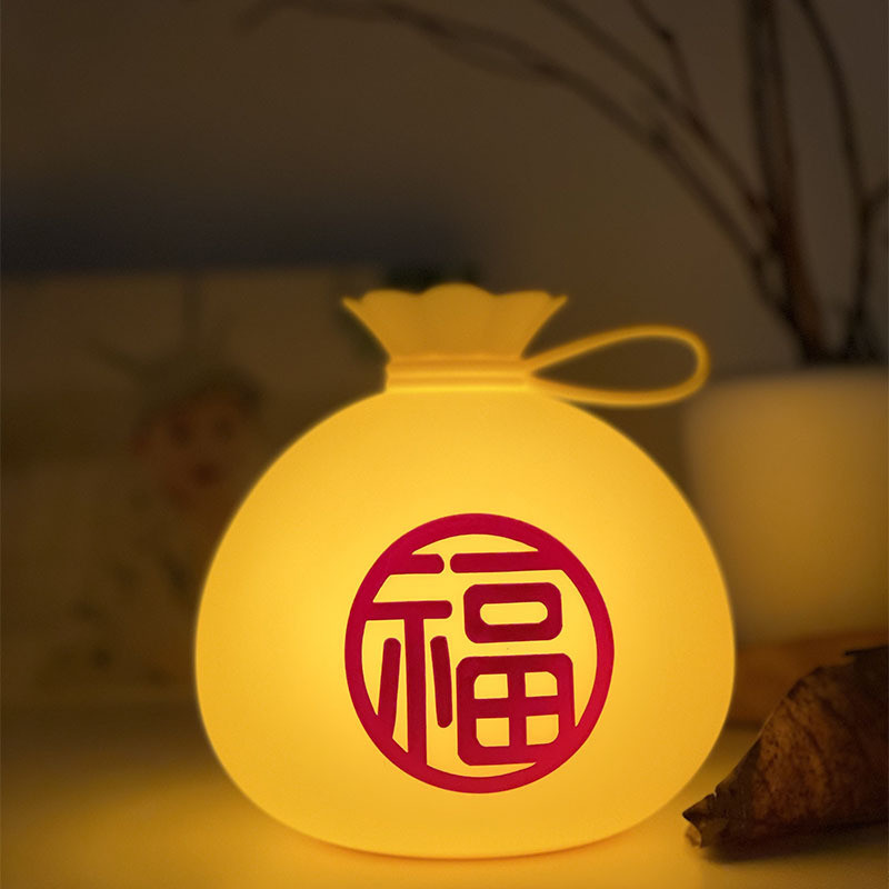 Non-Toxic Kawaii Squishy LED Tap Light for School Office Stationery