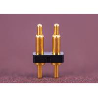 Buy cheap Copper Alloy Spring Loaded Connector Vertical 2Pin 2.05mm-2.55mm Working Height product