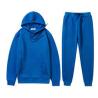 Buy cheap Two Piece Set Men Hoodies Pants Autumn Winter Hooded Sweatshirt Sweatpants Men Pullover Hoodie Unisex Sweatpants and Hoodie Set from wholesalers