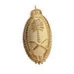 Two Tone Presidential Military Hat Badge Zinc Alloy Iron Material
