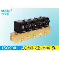 Buy cheap Multiple Manifold Solenoid Valve 24V / 12V Voltage Female Thread Medium Pressure product