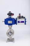 Fatigue Resistant DN250 Pneumatic Actuator Segment Ball Valve