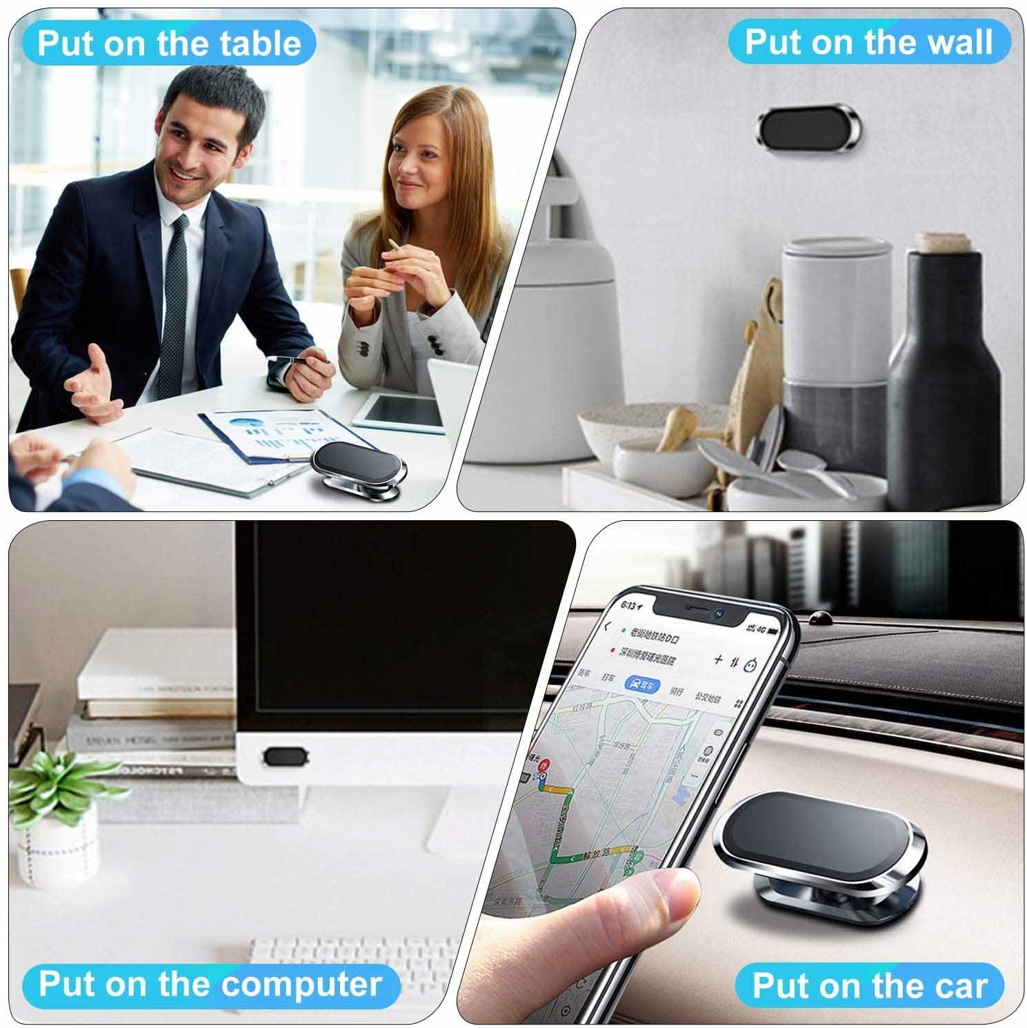 Universal air vent magnetic phone holder 8pcs N50 Adjustable 360
