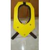Buy cheap Yellow A3 Steel Anti Theft Wheel Lock 2.0mm Thick For Police Lock Cars from wholesalers