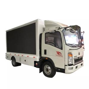 Buy cheap P5 Mobile LED Display Trailer HOWO 4x2 Mobile Digital Advertising Vehicle 3 Sides from wholesalers