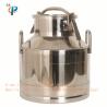 Buy cheap 15L steel milk can , stainless steel milk transport can with locking lid , santairy milk container from wholesalers