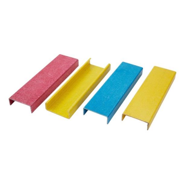 Impact Resistance FRP Pultruded Profiles GRP C Shaped Construction Channel C