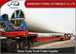 Steel Extendable Lowboy Trailer For 18 / 46 / 56 Meters Windmill Turbine Blade