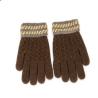 Buy cheap wholesales custom kids five-fingers fashion gym simple winter warm and cold proof kintted sports touch screen mitts from wholesalers