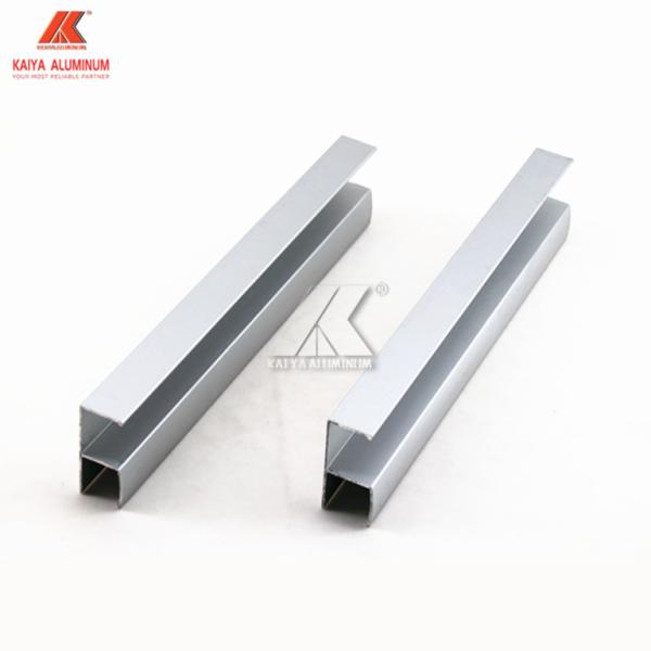 Buy cheap Natural Silver Furniture AluminIum Profiles For Kitchen Cabinet from wholesalers