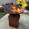 Buy cheap Multi Function Outdoor Charcoal Smoker Steel BBQ Grill In Corten Steel from wholesalers