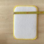 Microfiber water absorb dish mat thick sponge cup mats 100% polyester