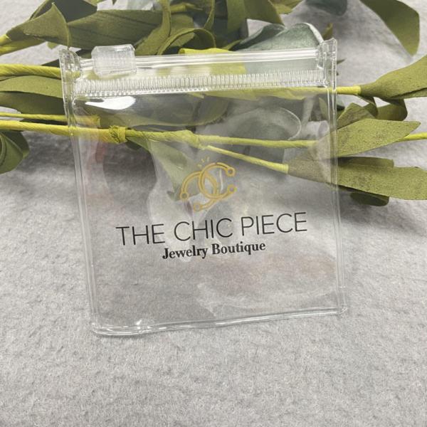 Buy cheap Easy Viewing PVC Jewelry Zipper Bags Transparent Personalised from wholesalers