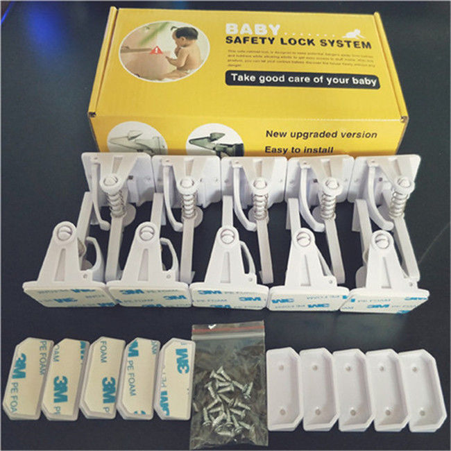 Durable Child Safety Cabinet Locks Size 3.5*5*7CM Easily Installed