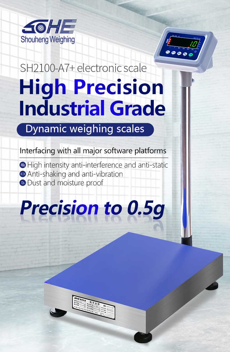 60KG Weighing Range Industrial Scale with LED Display and Bluetooth Transmission A7